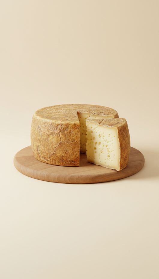 Alpkäse Laib aus Rohmilch, lange gereift