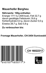 Bergheu 200g